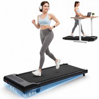 Walking Pad with Incline Under Desk Treadmill Running Machine for Home Office