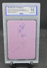 2020 Leaf Flash - Wander Franco #BA-WF1 Printing Plate Black /1 (AU, RC)