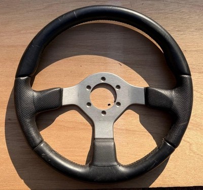 Momo Steering Wheel Used No Leather Damage Wear and Dents Suitable for Car Acce