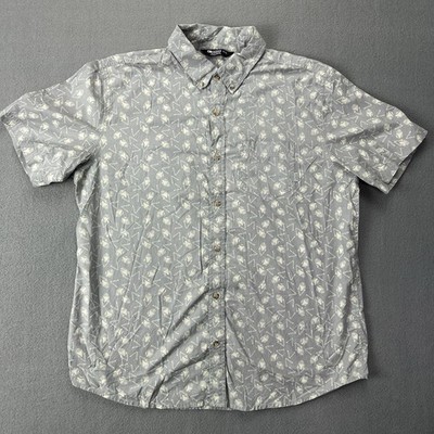 Outdoor Research Men s Gray Janu Short Sleeve Shirt Size Extra Large Button Up