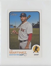 2022 Topps Heritage High Number 1973 Topps Oversized JD Martinez #OB-JMZ 0x1j