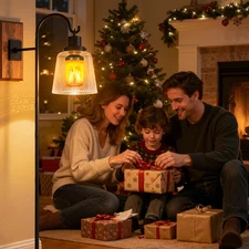 2 Pcs Halloween Decorations Upgraded LED Flame Light Bulb 4 Modes Flickering E26