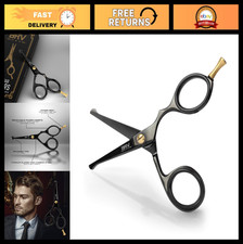 Small Rounded-Tip Trim Scissors 4.2" High Carbon Steel Grooming for Beard, M