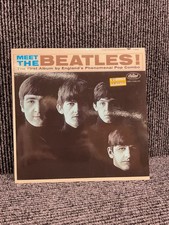 Beatles Meet The Beatles Vinyl LP 1964 Capitol T-2047 1st Press Mono EX/VG