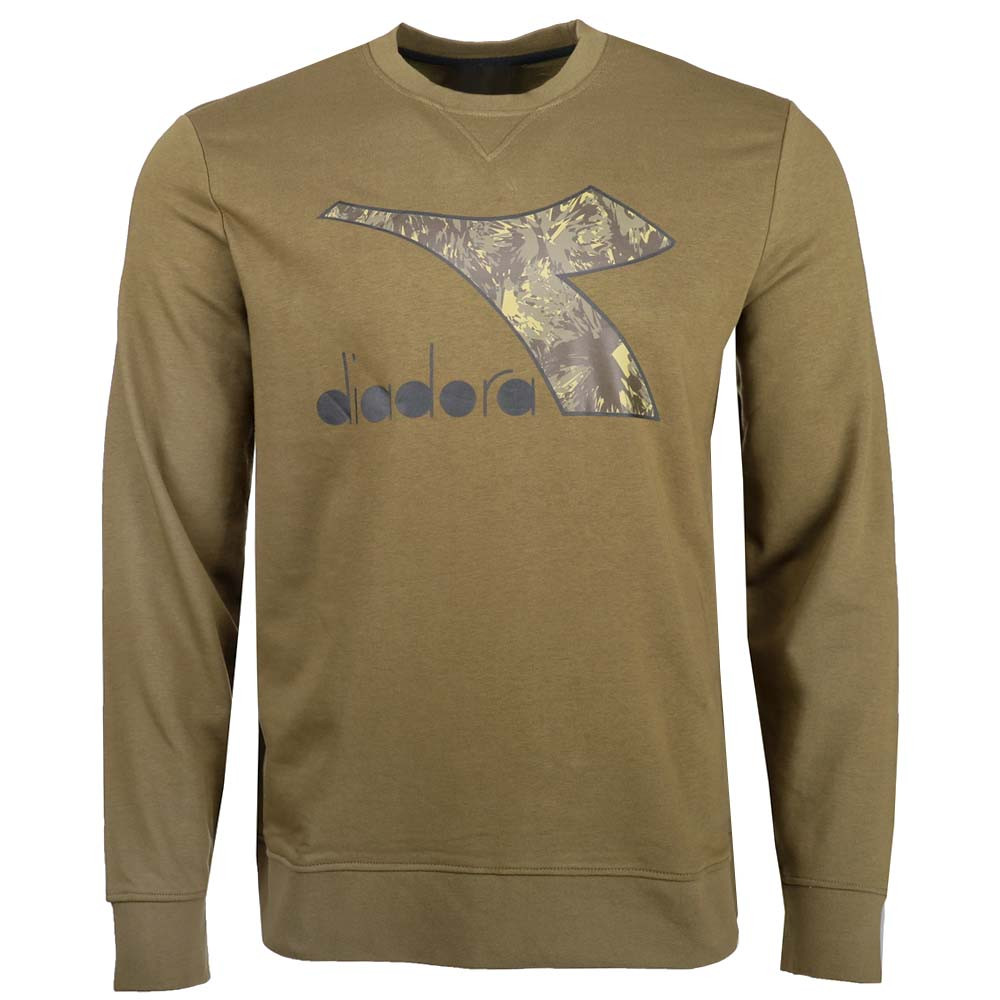 Толстовка с круглым вырезом Diadora Logo Chromia мужская зеленая 177764-70428 5990₽