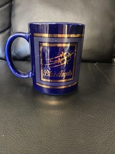 1998 National Museum of Naval Aviation Blue Angels colbalt blue mug no chips