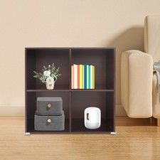 Small Cube Bookshelf Bookcase Shelf Tier Book Storage Vertical Horizontally