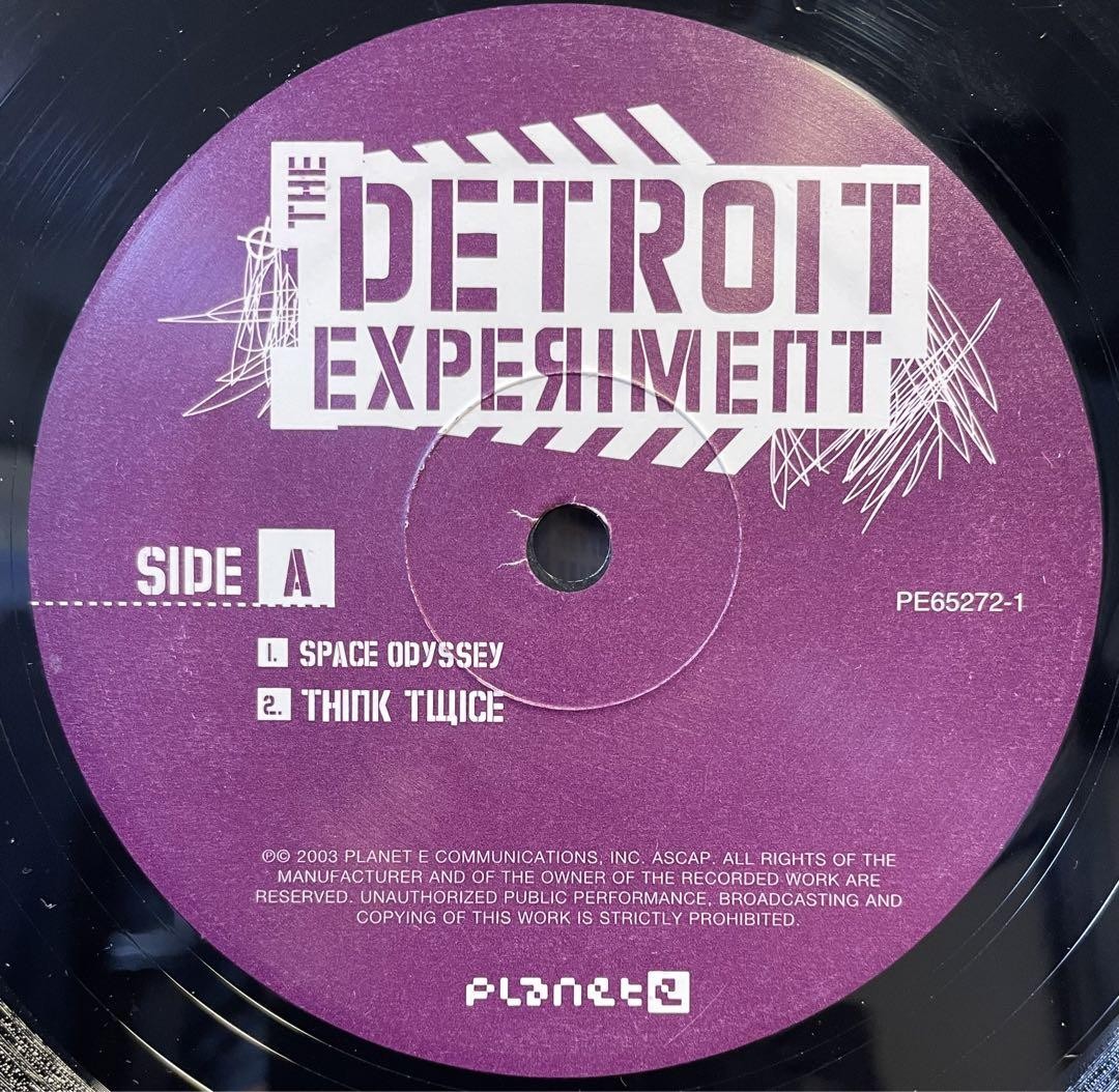 The Detroit Experiment 2LP Vinyl 2003 US Original Planet E PE
