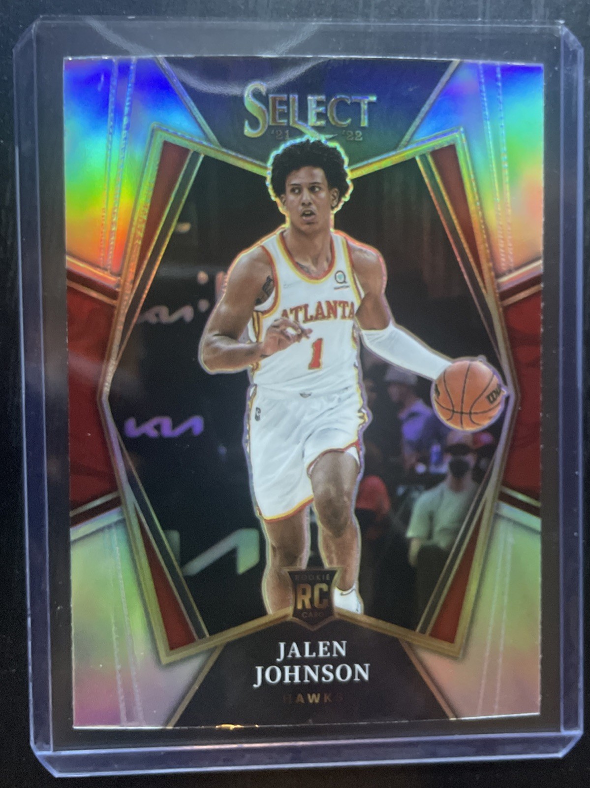 2021-22 Panini Select - Premier Level Jalen Johnson Silver Prizm (RC) Hawks #200