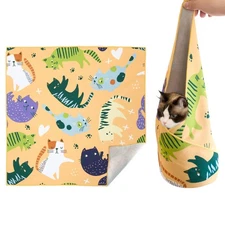 Cat Wrap for Grooming & Nail Cutting | Self-Adherent Soft Swaddle 17.7 intttt...