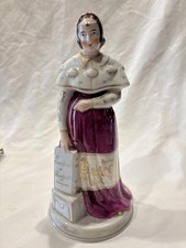 19th Century French Porcelain Nun Liquor Bottle France Antique Figure 10"