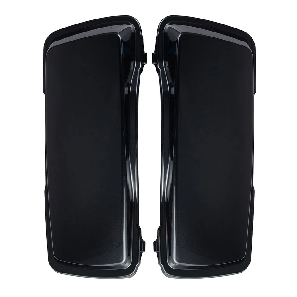 Capa de alforje denim preta para Harley Davidson Road Electra Glide 94-13 - Imagem 4 de 4