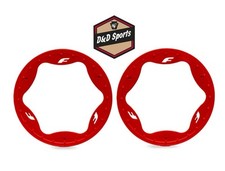 Traxxas 10948-RED - Beadlock Rings, Red, Rear...