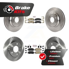 Front Rear Ceramic Pads And Disc Brake Rotors Kit For 2012-2013 Chevrolet Impala