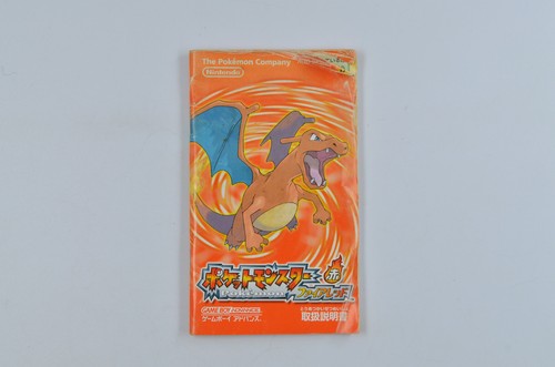 Pokemon giapponese completo rosso fuoco Game Boy Advance Nintendo GBA NTSC-J - Foto 9 di 11