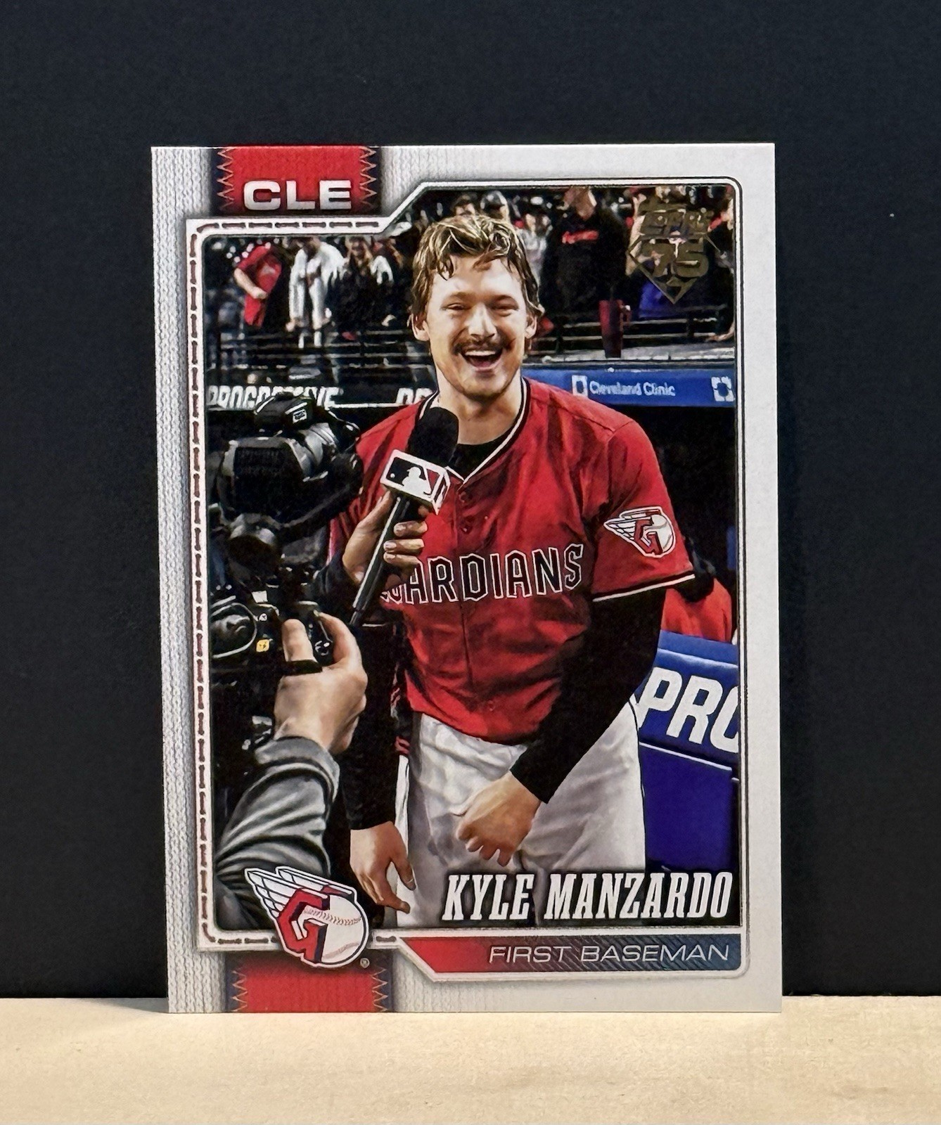 2026 Topps Series 1 Kyle Manzardo SSP Golden Mirror Card # 309