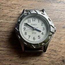 Timex CR 1216 WR 30 Watch Face Only Needs Battery