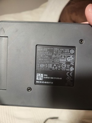 Dell Dock WD15 USB-C Type-C K17A 05FDDV