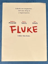 FLUKE 1995 MOVIE PRESS KIT W/ 5 B&W PHOTOS + 8 COLOR SLIDES MATTHEW MODINE