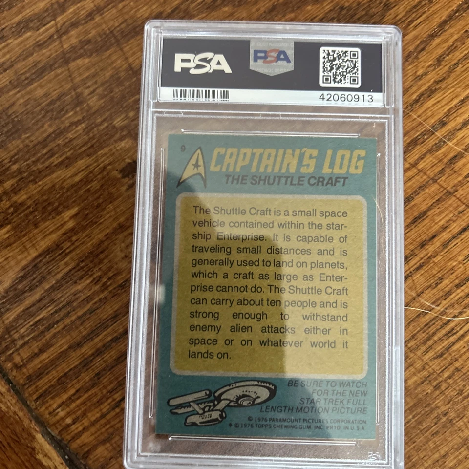 1976  STAR TREK, Shuttle Craft, PSA 8 - Image 3 of 3