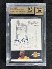 2012-13 Panini Signatures Basketball Kobe Bryant #131 Auto Lakers /49 BGS 9.5/10