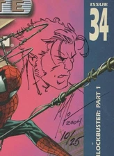 ULTIMATE X-MEN #34 SIGNED THIBERT REMARKED WOLVERINE SKETCH JAY COA LE 25 MARVEL