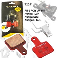 Tektro T20.11 Semi-Metallisch Auriga Sub Fahrrad ScheibenbremsbeläGe 2 K Rot