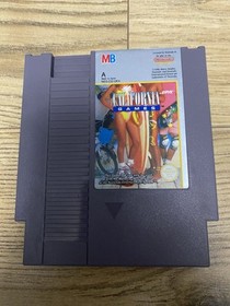 California Games Nintendo NES - PAL UKV in scatola CIB quasi come nuovo e custodia protettiva