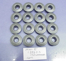 16 Titanium Mini 8 Valve Spring Retainers 1.285 X .730 With Molysil Coating