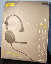 Jabra Evolve 2 40 SE Professional Headset Gray USB-A - HSC131, New! Sealed!