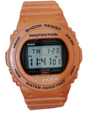 Limited Edition G-Shock Dw-5700Be Beams Model Orange Collaboration 