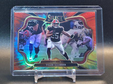 TYLER ALLGEIER 2025 Select Football #447 Falcons Field Level TIE-DYE PRIZM /25