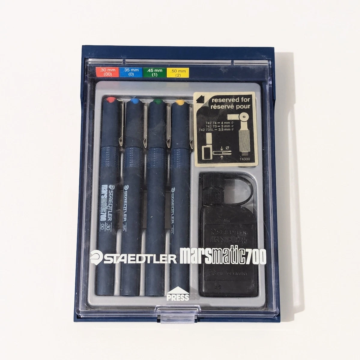 Staedtler Matic 700 Staedtler Mars Matic 700 Technical Pen - 0.8mm Tubular Tip For Precision Drafting Staedtler Pigment Liner