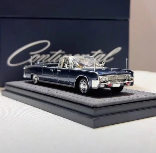 GOC 1:64 HEC Blue Continental X100 Luxury Limousine Model Diecast Metal Car