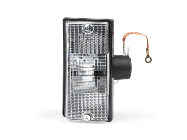 Blinker -SIEM- Vespa PX80, PX125, PX150, PX200, T5 125 - GehäUse Schwarz - Weiss-image
