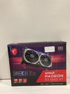 MSI AMD Radeon RX 6650 XT graphic card