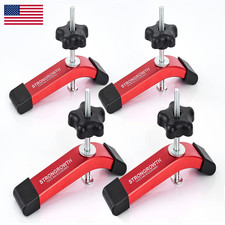 Strongrowth T Track Hold Down Clamps - Double Cut Profile Universal T-Track
