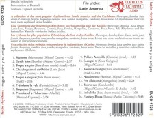 MIGUEL CASTRO - LATIN RHYTHMS NEW CD