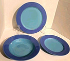 Lindt-Stymeist  Purple/Blue 3pc Set 11" Dinner Plate, 9" Salad Plate,9" Bowl. — photo 1