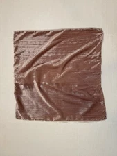 Set of 2 West Elm Crushed Velvet Euro Pillow Shams Dusty Blush 26”x26” Glam