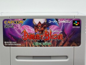 DEMON'S BLAZON / Demon's Crest Super Famicom With Box & Manual US Seller SFC1177