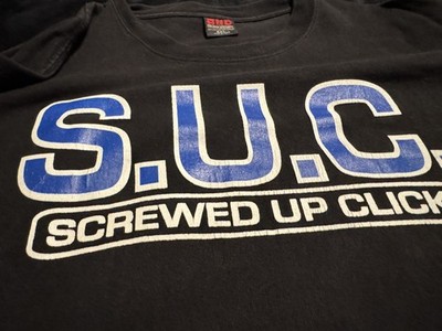 Vintage SUC DJ Screw T Shirt Men s 4XL Rap Slab Houston Screwed Up Click 