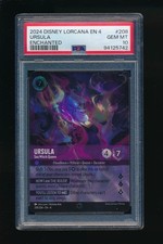 2024 Disney Lorcana EN 4 208 Enchanted Ursula PSA 10 Gem Mint