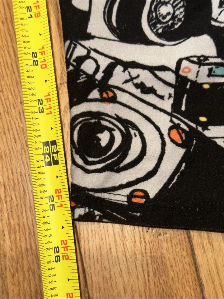 Leggings elásticas padrão floral Agnes & Dora, tamanho P/M - Imagem 4 de 4