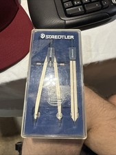 Staedtler Mars Drawing Drafting Compass Set 553 63 SK Germany Tools