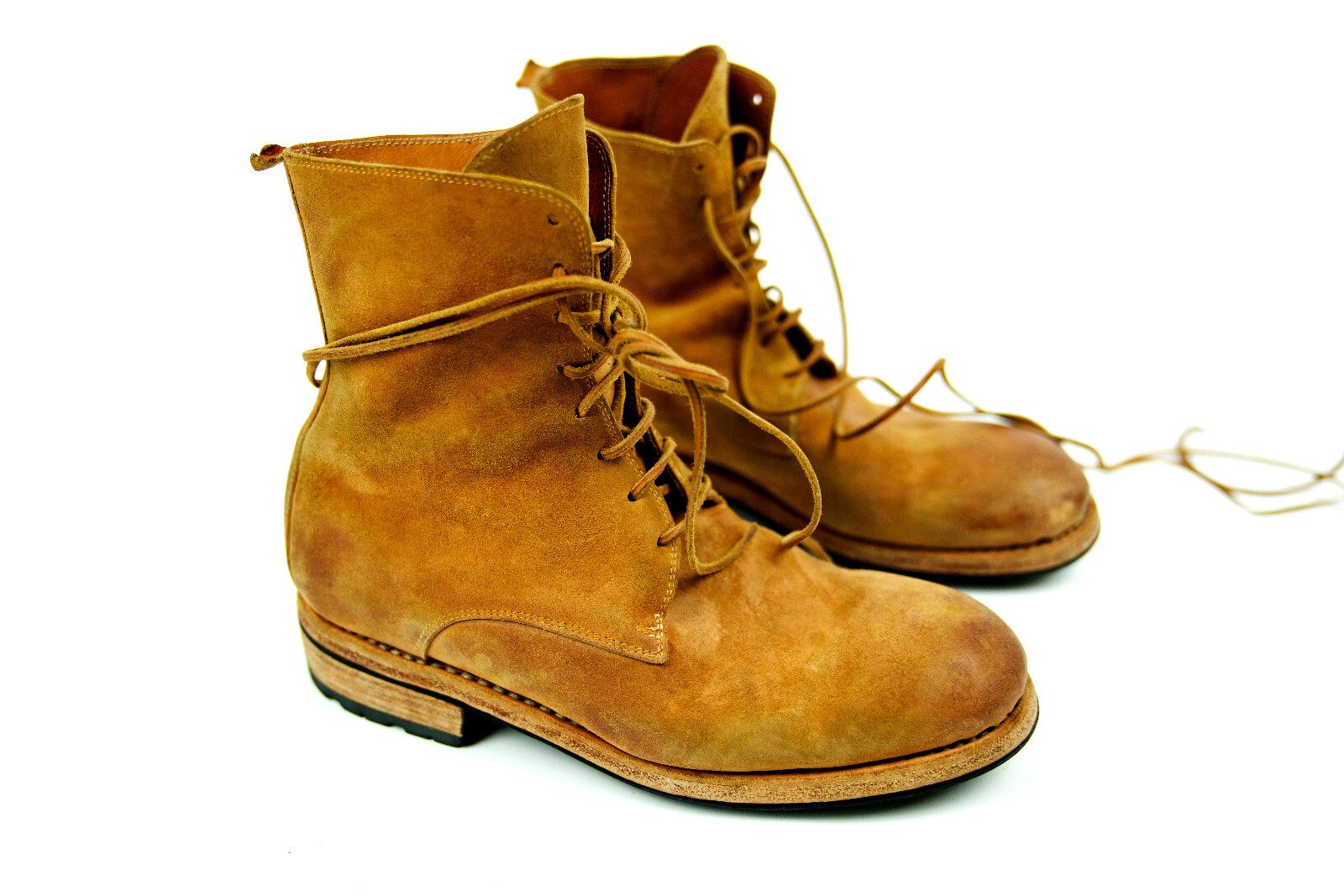 GUIDI E ROSELLINI Goodyear Reverse VEG. TANNED VACHETTA VIBRAM Lace-up 43 44 42