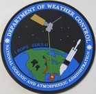 FALCON HEAVY GOES-U 1ROPS SPACE MISSION PATCH DEPARTMENT OF WEATHER CONTROL NOAA