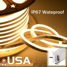 110V 15*25mm Neon LED Light Strip Waterproof Commercial Building Rope Tube Decor