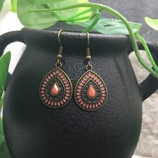 1.5  Bronze/tone Earring Set Boho Retro Dangle New Free Ship 8702