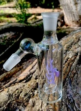 14mm Shower Head Glass Ash Catcher 45 degree (Pink Slime Octopus).